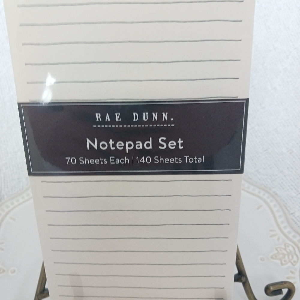 Rae Dunn Best Mom Ever/ #1 Mom Floral Notepad Set of 2 - Picture 3 of 4